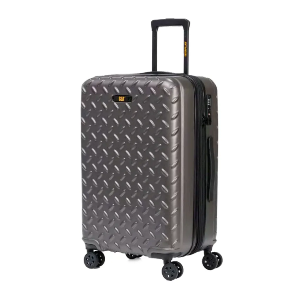 Troler Caterpillar Industrial 92L culoare titanium cu roți
