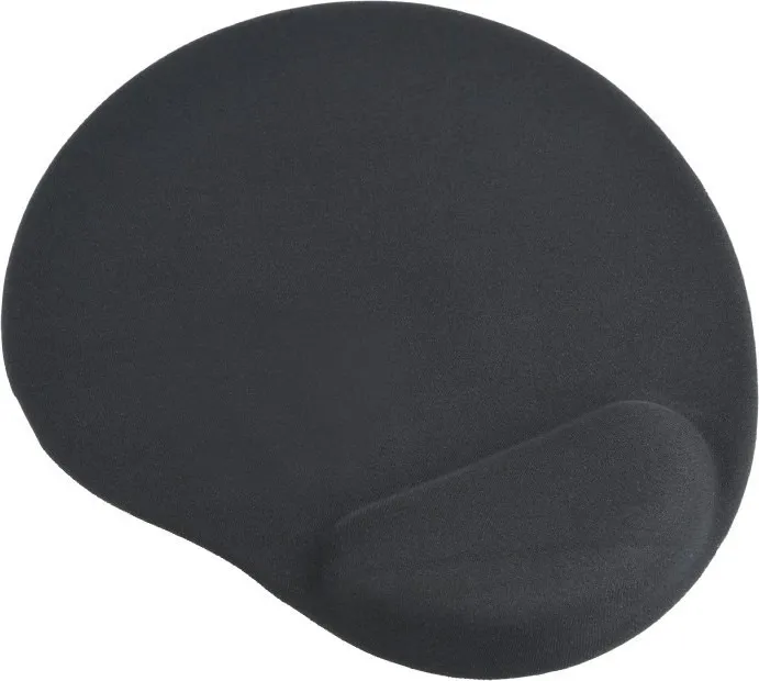 Mousepad gaming Gembird negru cu gel și cauciuc 240x220 mm