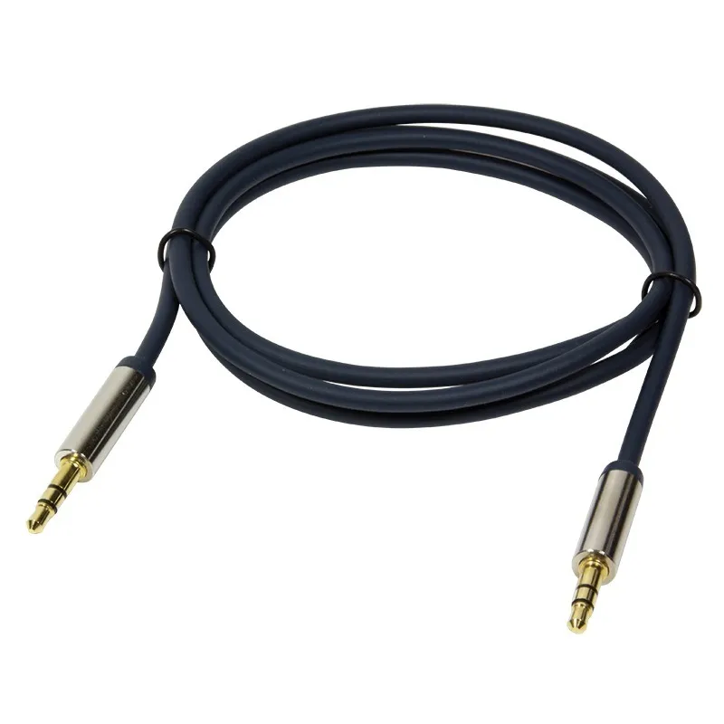 Cablu audio stereo Logilink 3.5mm jack 1.5m conectori auriti albastru
