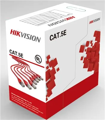 Rola cablu rețea Cat5e Hikvision 305 m cupru solid