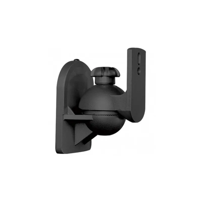 Suport perete negru pentru boxă audio cu unghi reglabil Techly